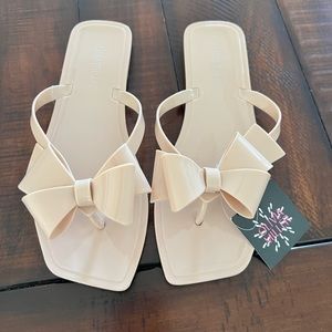 Olivia miller bow sandals US 6 EUR 37